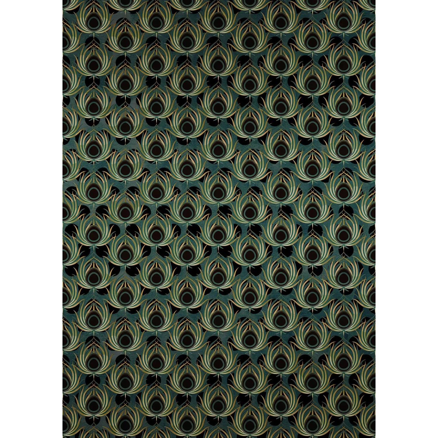 Montebello FR 702 Ausgefallene Polsterstoffe Gemustert Blau