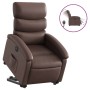 vidaXL Relaxsessel mit Aufstehhilfe Elektrisch Braun Kunstleder 3204056_3