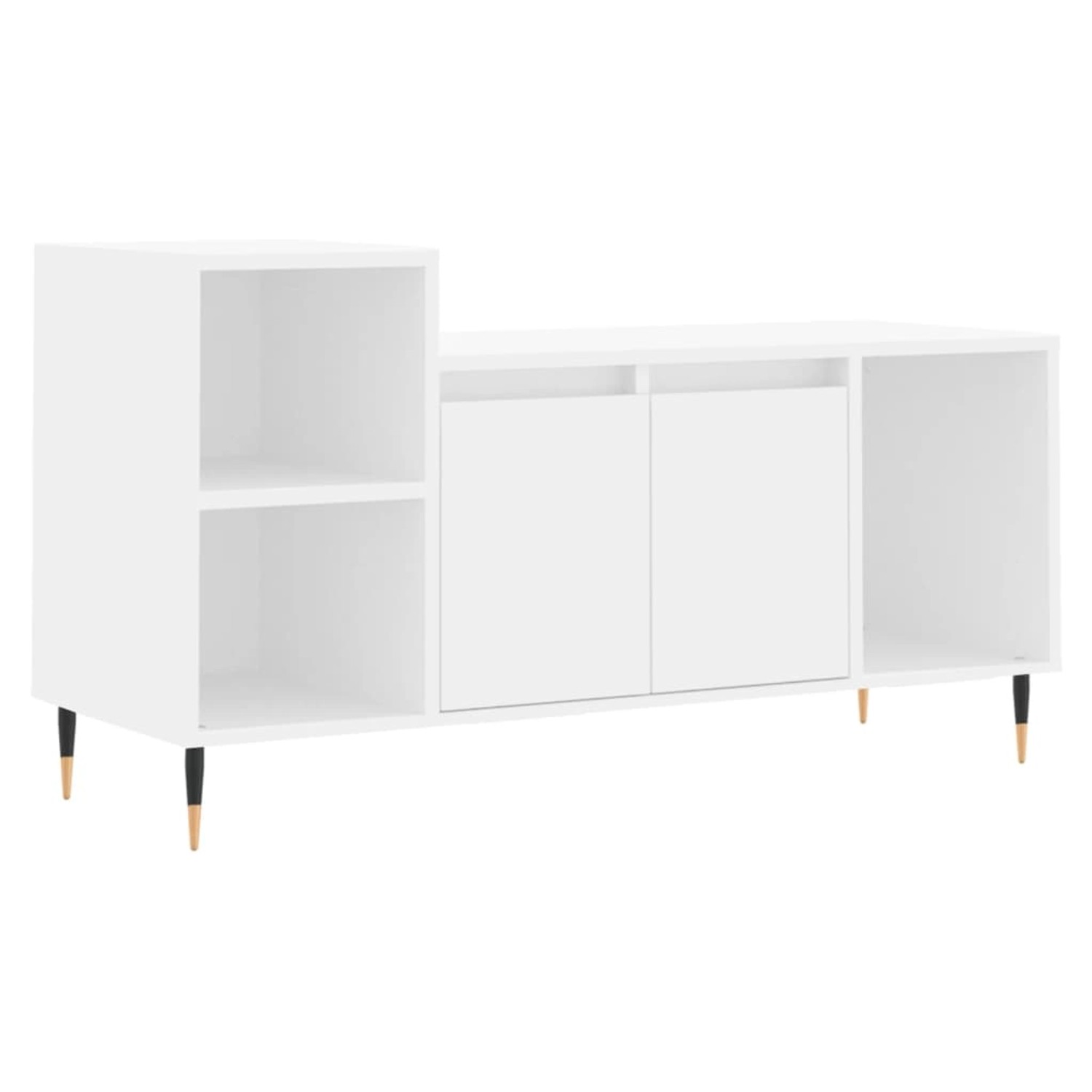 vidaXL TV-Schrank Weiß 100x35x55 cm Holzwerkstoff 831308