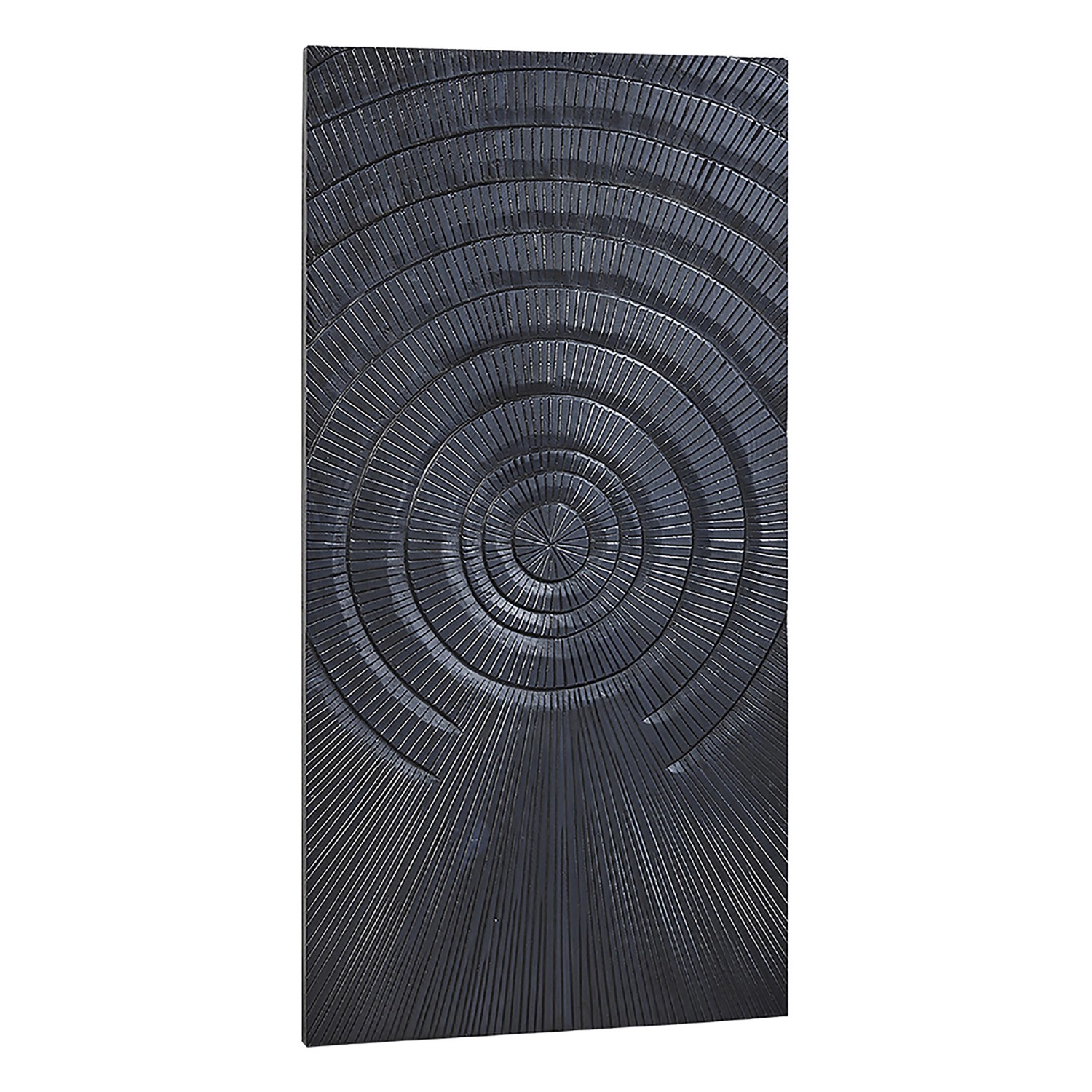 Kobolo Wandbild Wanddeko Holzbild SURAT MDF Holz schwarz günstig online kaufen