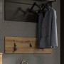 Inn.Furn Garderobenpaneel Eiche Grau 80 cm mit Kleiderstange Cooper_3