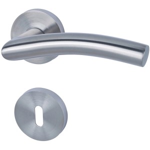 Alpertec Türbeschlag Fair III, Edelstahl satiniert für Zimmertüren.