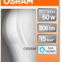Osram E27 LED-Lampe in Glühlampenform, 8,5W, 806 Lumen, tageslichtweiß.