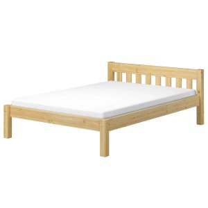 Erst-Holz Ehebett Doppelbett Holzbett 160 x 200 cm Kiefer Massiv Rollrost inkl.