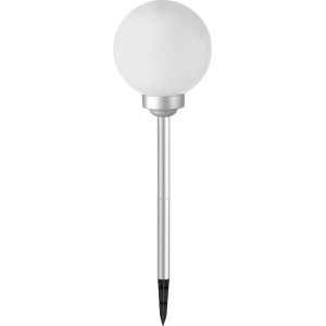 Solar-Außenleuchte Trani LED, Ø 30 cm, Kugelform mit Erdspieß.