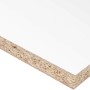 Dekorspanplatte, 280x207x1,6 cm, weiß-matt, für Möbelbau & Regalböden.