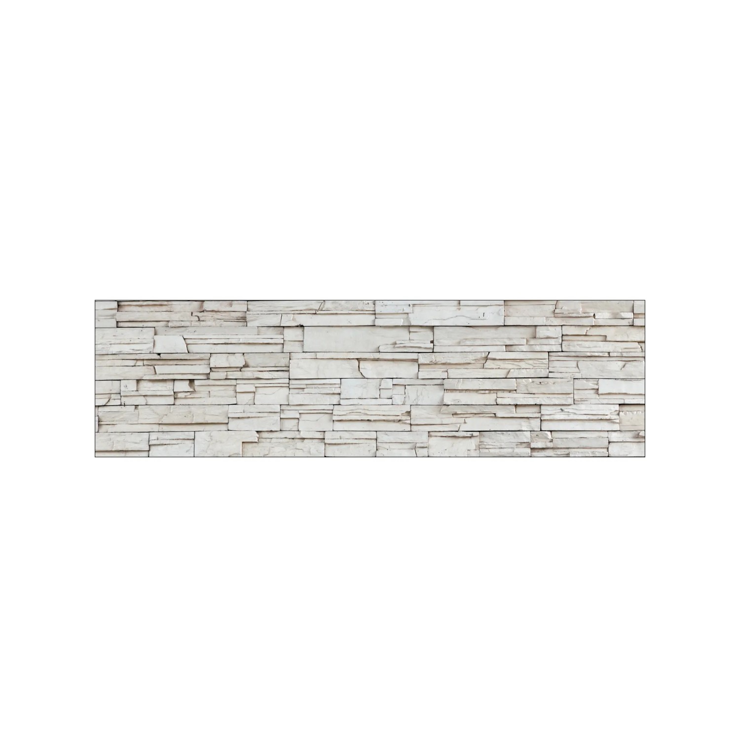 MySpotti Küchenrückwand Profix Cucina Rocky Wall 210 x 60 cm Steinweiß