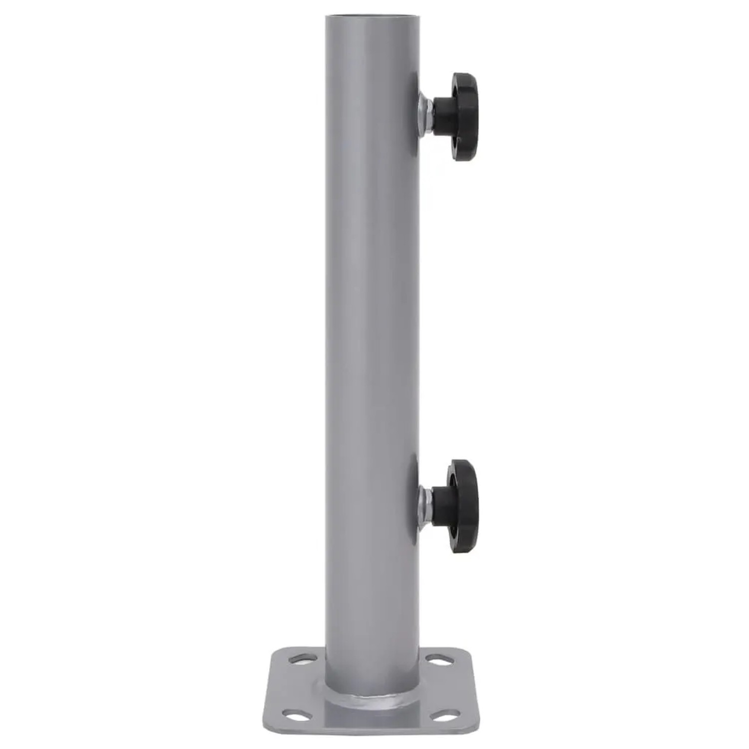 vidaXL Sonnenschirmständer für Ø32/34/38 mm Mast Silbern Stahl 4003372_3