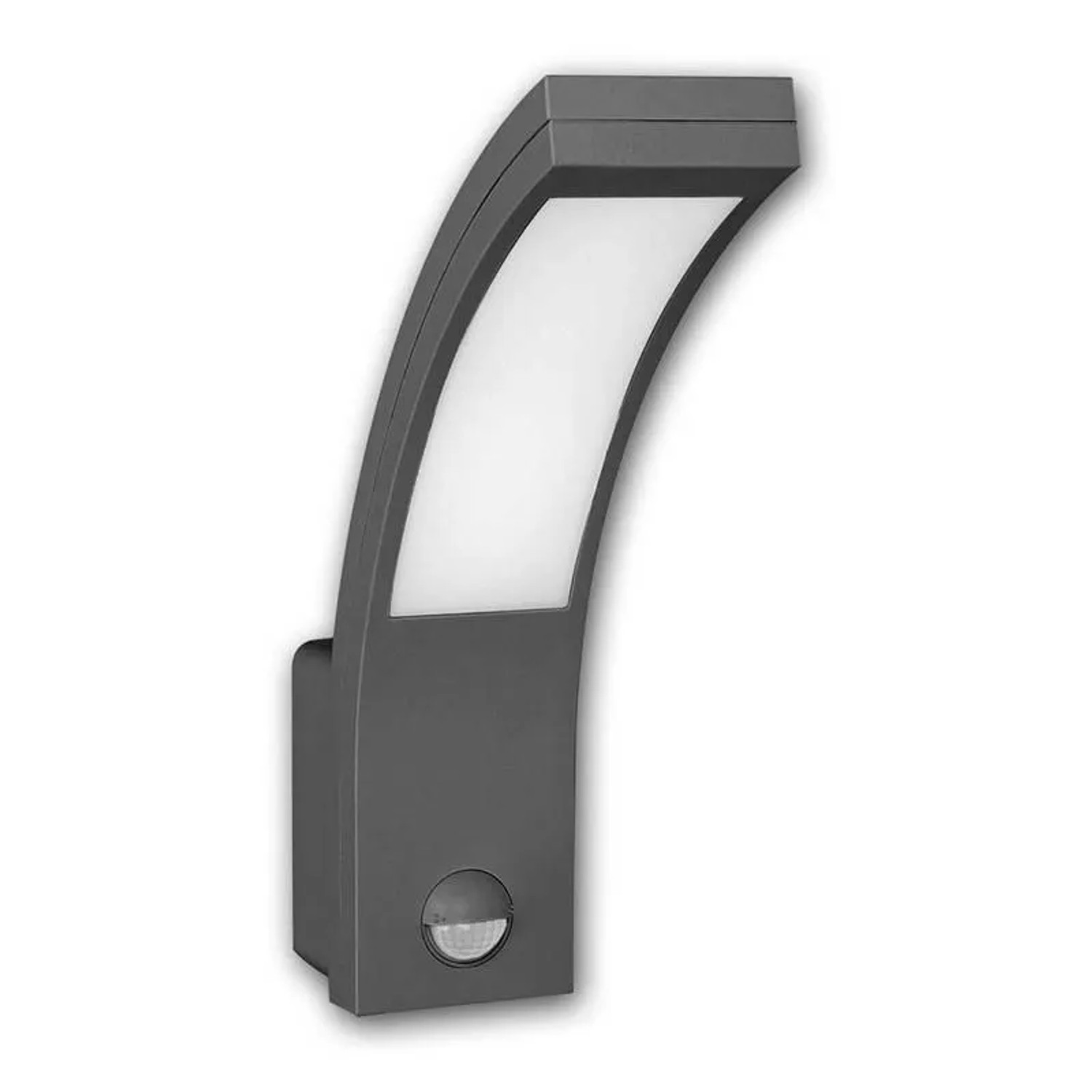 world-trading-net LED Eingangsleuchte PIRYT Anthrazit 10W IP54 PIR