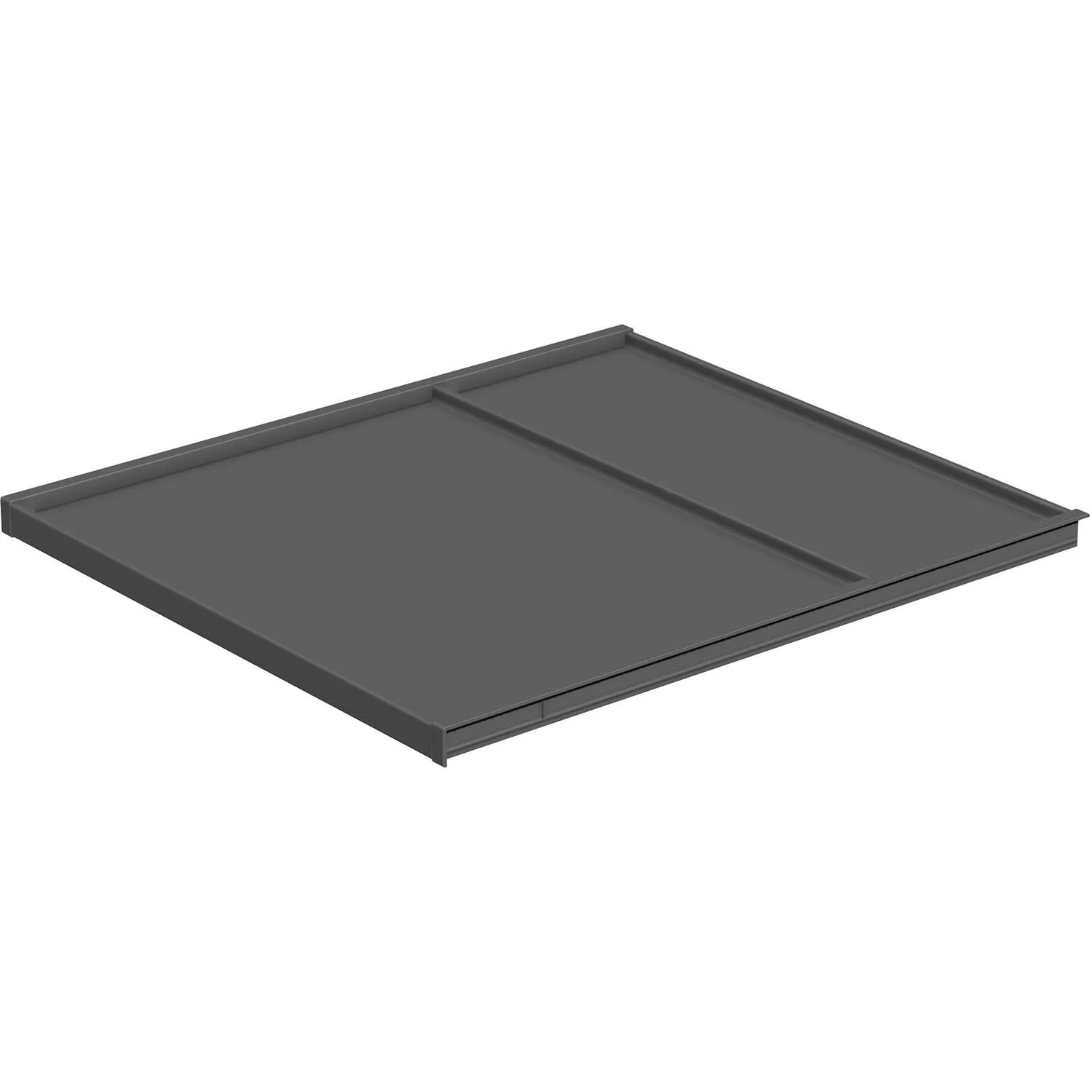 Ninka Deckelplatte Korpusbreite 450mm Korpusseitenstärke 16mm Kunststoff Dunkelgrau