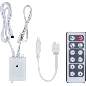 Paulmann MaxLED Controller mit Fernbedienung zum Dimmen und Schalten von LED-Streifen bis 144W.