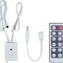 Paulmann MaxLED Controller mit Fernbedienung zum Dimmen und Schalten von LED-Streifen bis 144W.