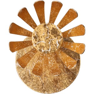 Goldene Luce Design LED-Wandlampe Bloom-Spots, 1-flammig, Ø 10 cm.