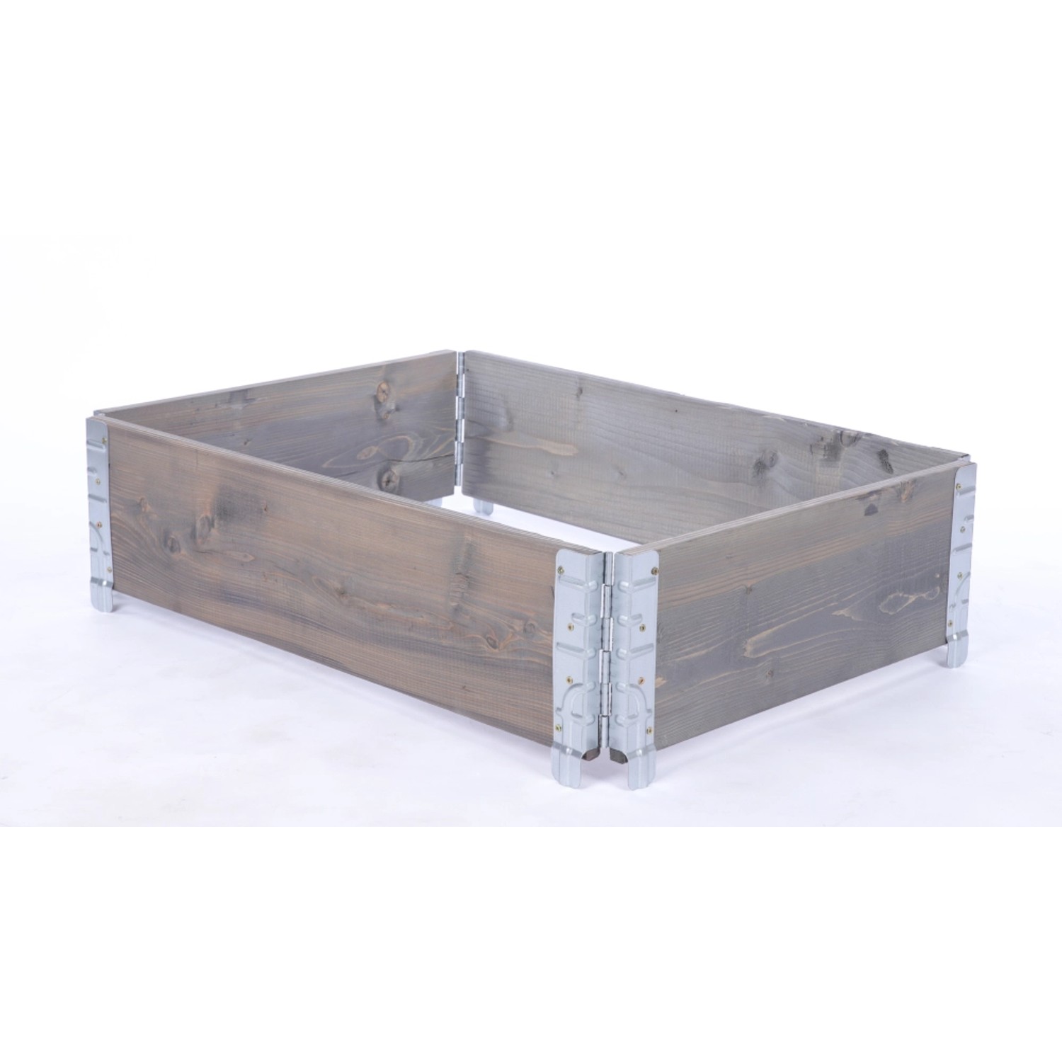 PROREGAL Hochbeetkisten GrowBox HxBxT 20x60x80 cm 1 Ebene Holz Grau günstig online kaufen