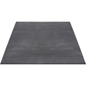 Floornovo Kurzflor Teppich Nr. 254 Grau Einfarbig 220 x 160 cm