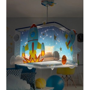 Dalber Kinderzimmer Deckenlampe Rakete