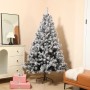 Künstlicher Svita Weihnachtsbaum, 180 cm, mit Schnee, Zapfen und Beeren.