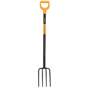 Fiskars Spatengabel Solid, ideal zur Bodenbearbeitung und zum Wenden von Kompost.