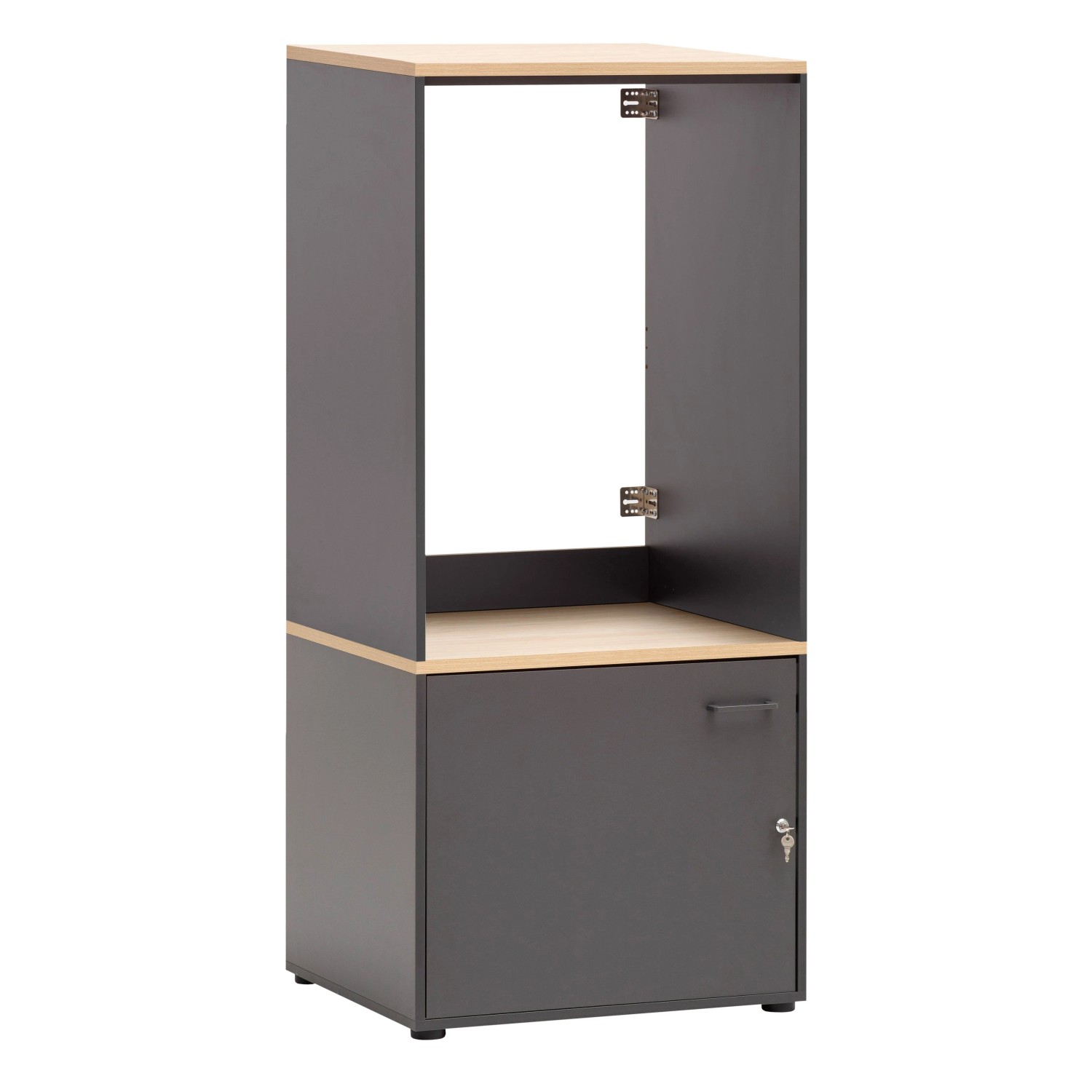 Schildmeyer Waschmaschinenschrank-Set Solea 96 x 60 x 67,1 cm Anthrazit 2-tlg.