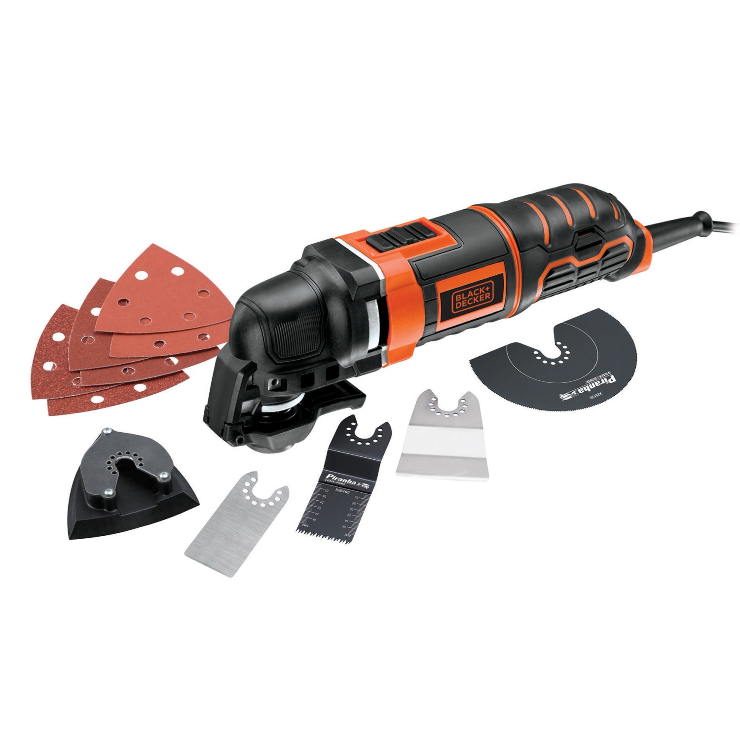 Black+Decker Multifunktionswerkzeug MT300KA inkl. 11-tlg. Zubehörset