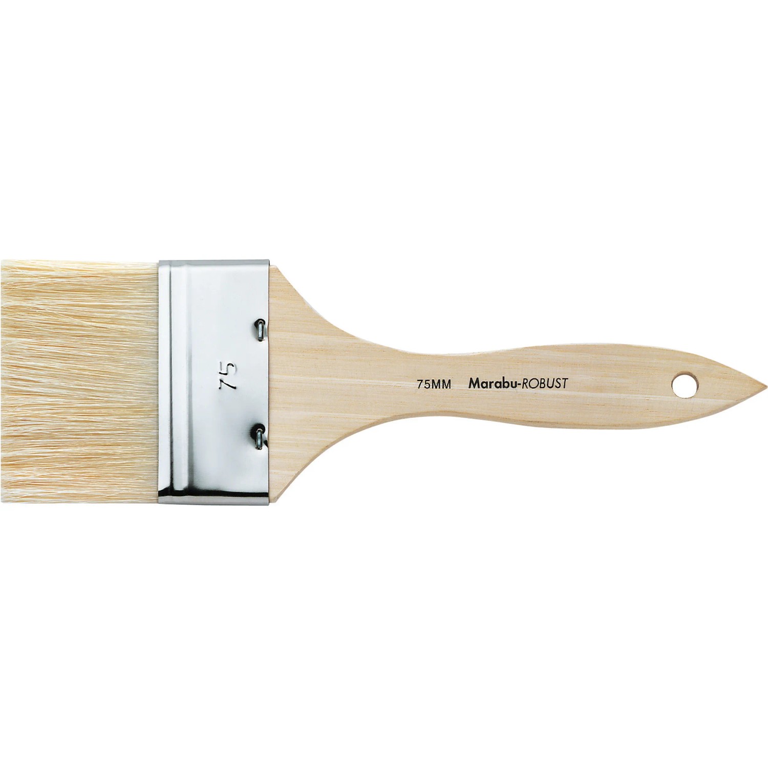 Marabu Rundpinsel Größe 3 – Universell Für Acryl, Aquarell, Textilfarbe & Mehr, Mit Synthetikhaar