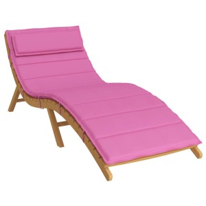 vidaXL Sonnen-Lounger Kissen Rosa 180 x 60 x 4 cm Oxford-Stoff 361872