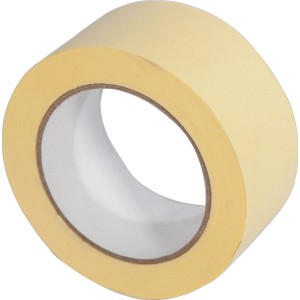 Rolle Flachkrepp Klebeband, 48mm breit, für Malerarbeiten im Innenbereich.