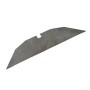Ersatzmesser aus Stahl für Dänische Rübenhacke, 20 cm breit.