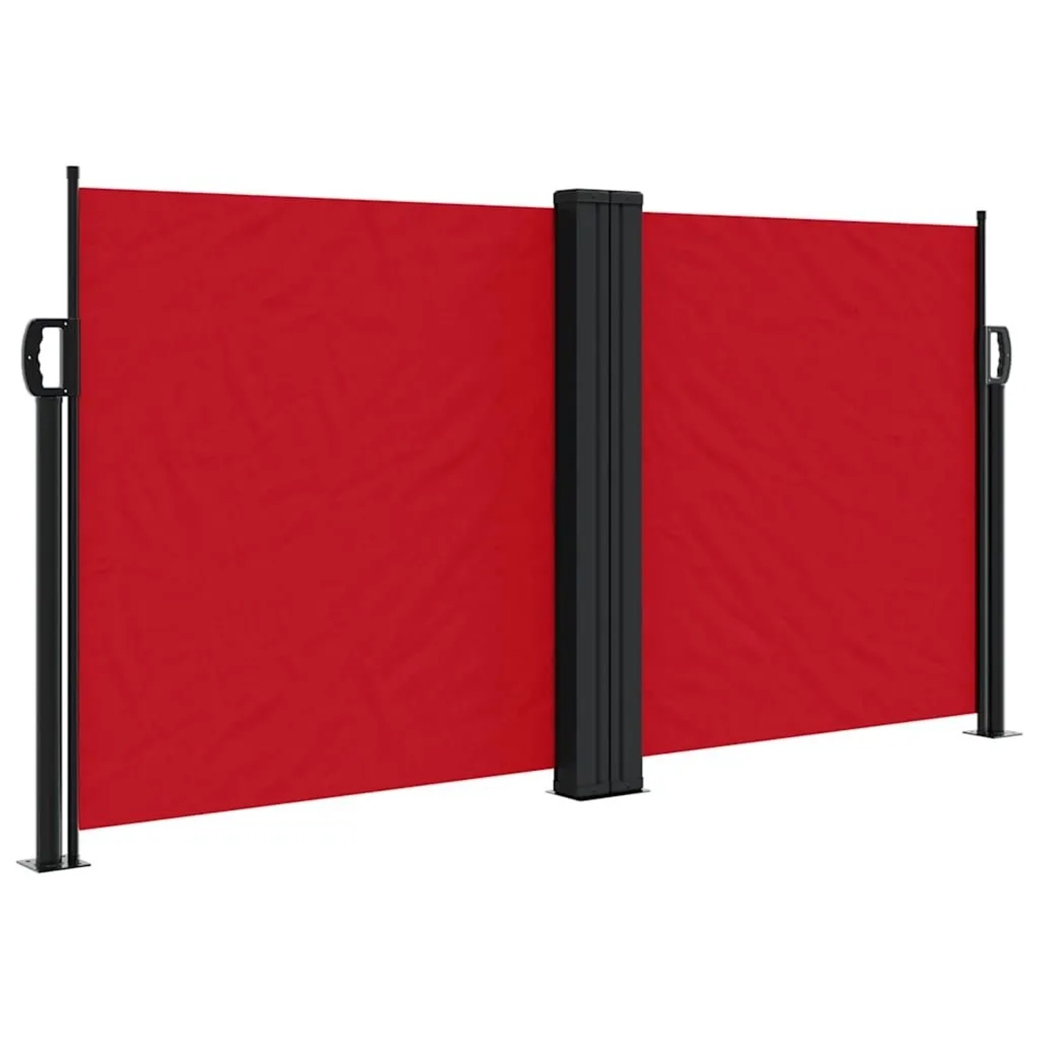 vidaXL Seitenmarkise Ausziehbar Rot 120x1200 cm 4004792