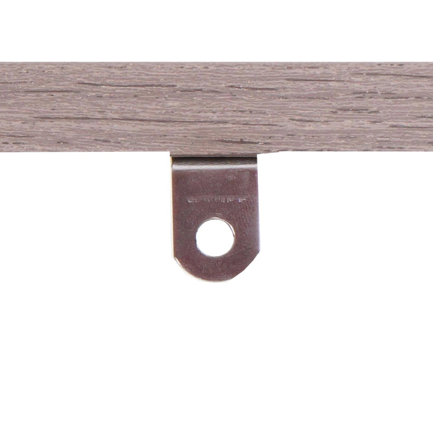 Detailaufnahme: Befestigung des MCW Standregals K82, grau-braun.