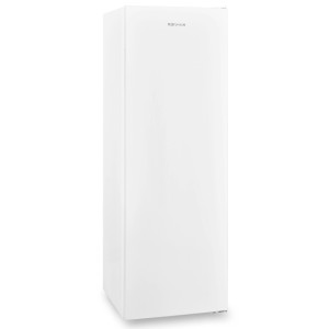 Weißer Telefunken Gefrierschrank mit 248 Litern Nutzinhalt für die Lagerung von Lebensmitteln.