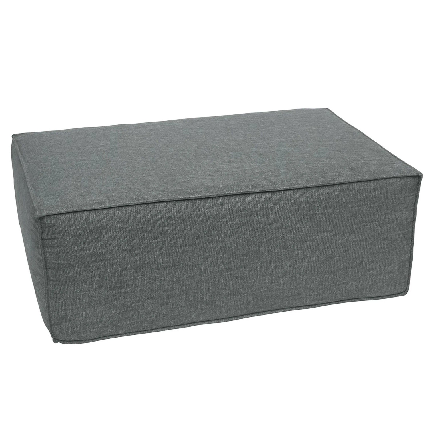 MCW Ottomane/Zubehör Für Sofa O54 Stoff/Textil 38x97x70cm Dunkelgrau