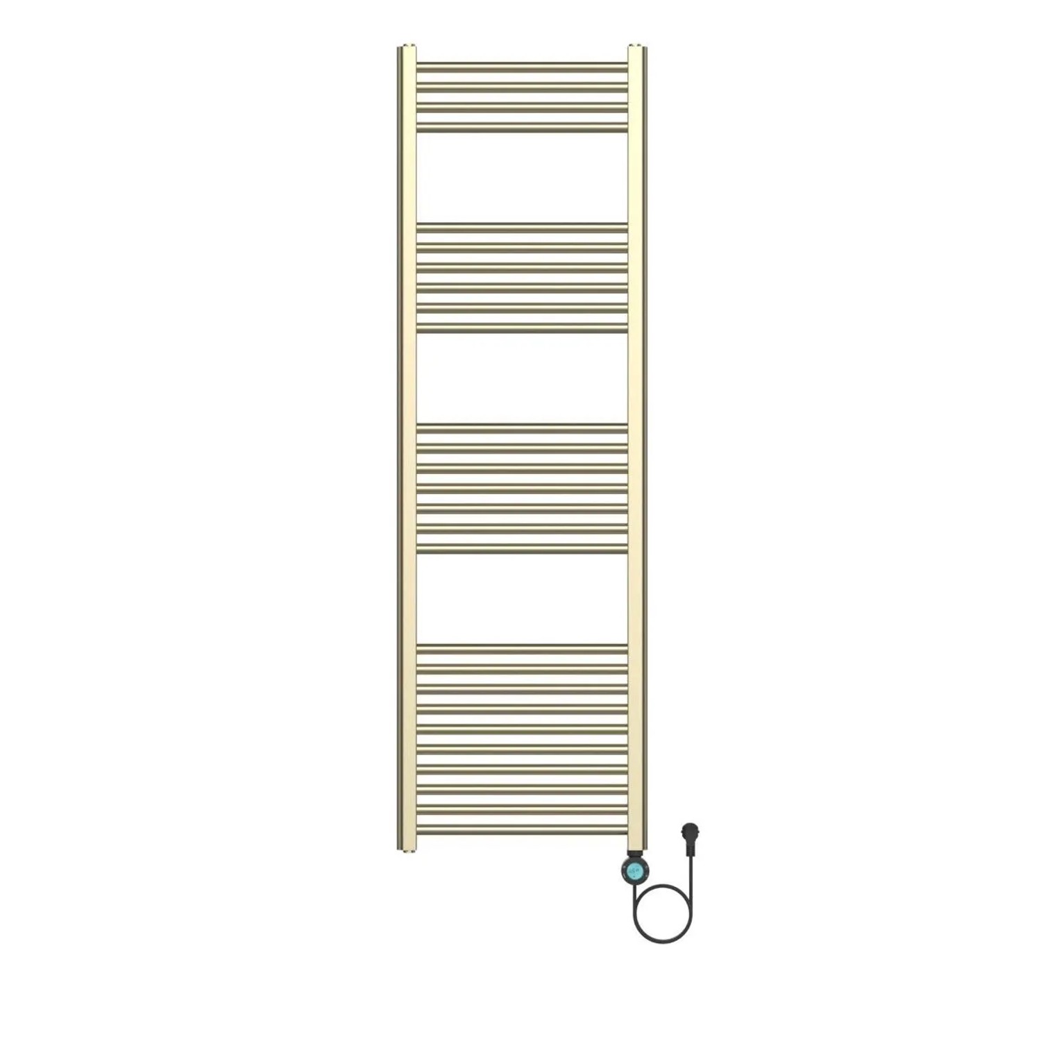 Belvit Elektrischer Badheizkörper 1600x500 mm Gold Gebürstet 700 W mit WiFi Thermostat