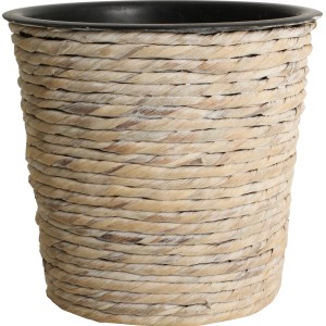 Waschweißer Hyazinthe Pflanztopf (Ø 21 cm) aus robustem Material für den Innenbereich.