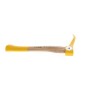 Ochsenkopf Handsappie Axt mit gelbem Griff und Eschenstiel (38 cm) zum Bewegen von Holz.