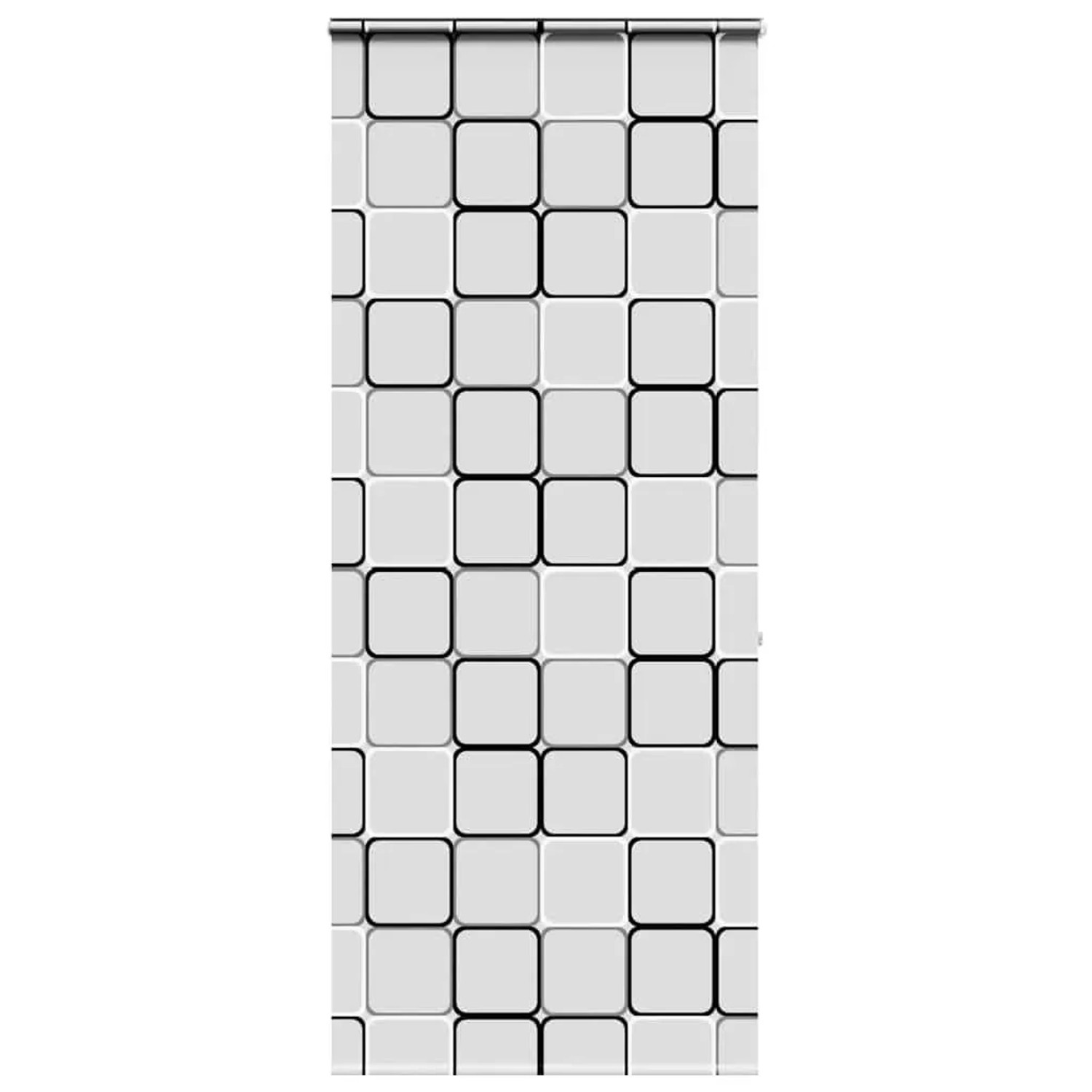 vidaXL Duschrollo mit Kassette 100x240 cm Stoffbreite 96 cm 4015045