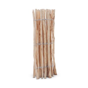 Stiltreu Staketenzaun Haselnuss, 90cm hoch, Lattenabstand 7-9cm, für Garten und Beet