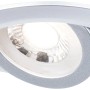 Paulmann LED-Einbaustrahler 3er Set, Chrom matt, schwenkbar. Deckenleuchte mit warmweißem Licht.