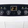 Detailaufnahme des Bedienelements vom OBI Klimagerät KGM 7000-70 mit Display und Tasten.