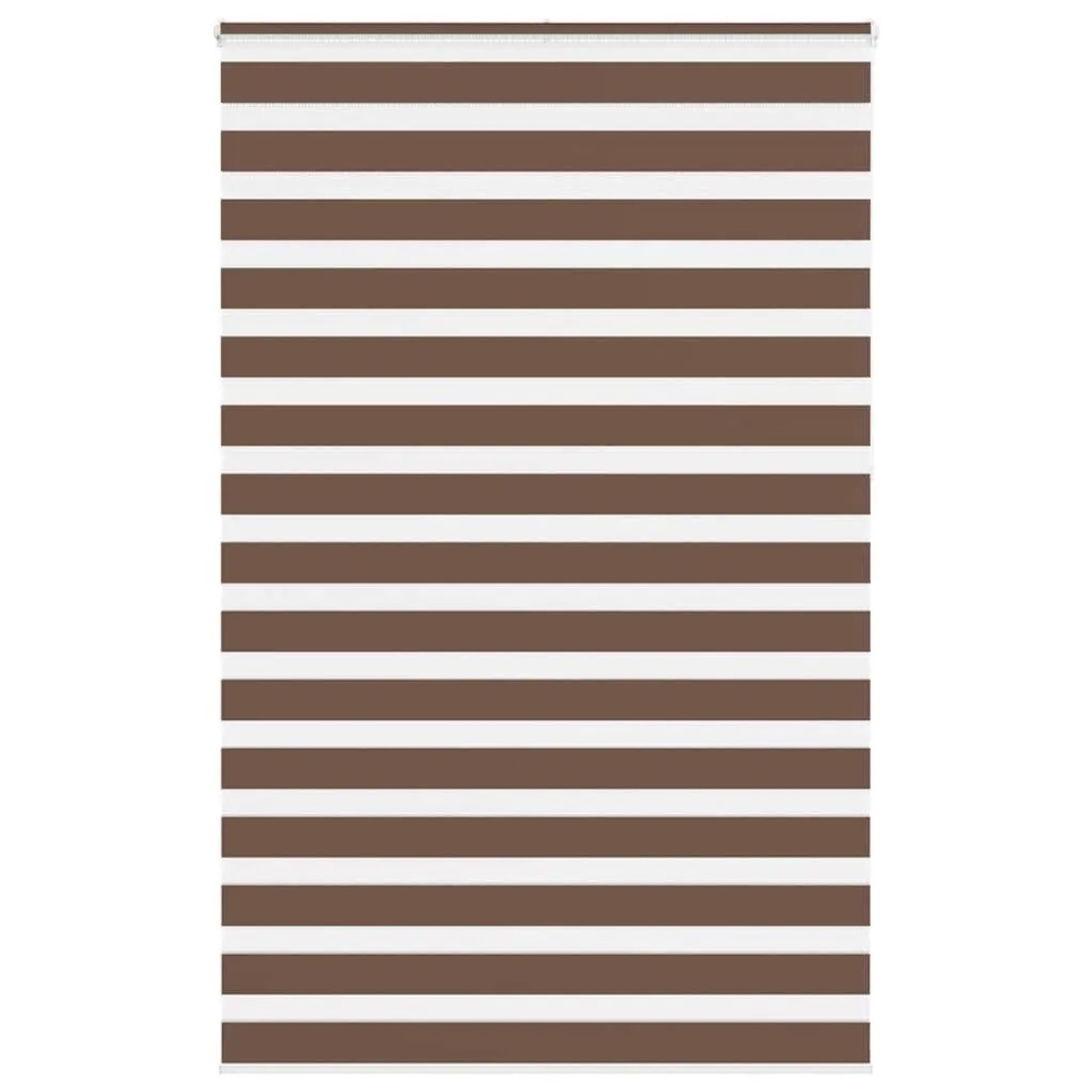 vidaXL Doppelrollo Braun 145x230 cm Stoffbreite 140,9 cm Polyester 4014400 günstig online kaufen