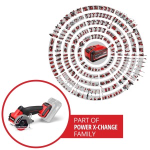 Einhell Akku-Trennschleifer Professional TP-CO 18/76-C Rot-Schwarz