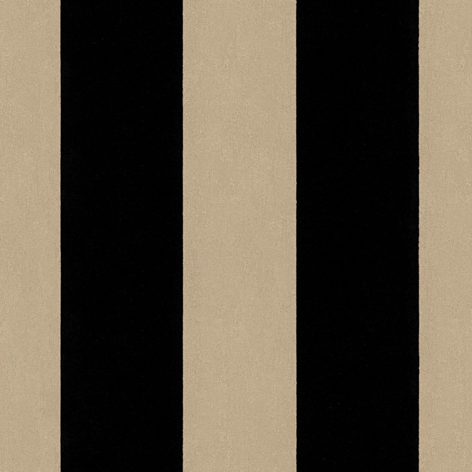 Bricoflor Blockstreifen Tapete mit Flock Samt Vliestapete mit Streifen in Beige Schwarz Elegante Streifentapete aus Vlies und Vinyl für Wohnzimmer