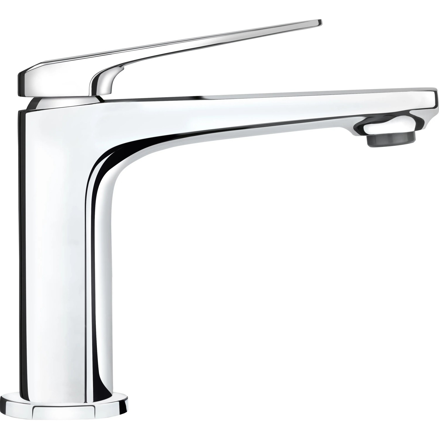 baliv Waschtischarmatur WT-140 Chrom, Einhebelmischer für Waschbecken im Badezimmer.