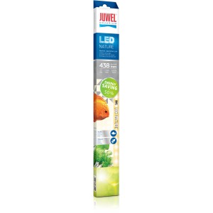 Verpackung der Juwel LED-Röhre Nature 438 mm, 12 W für Aquarienbeleuchtung.