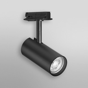 Schwarzer Ledvance Schienensystem Spot 'Stelle Cylinder', 13 cm, für flexible Beleuchtung.