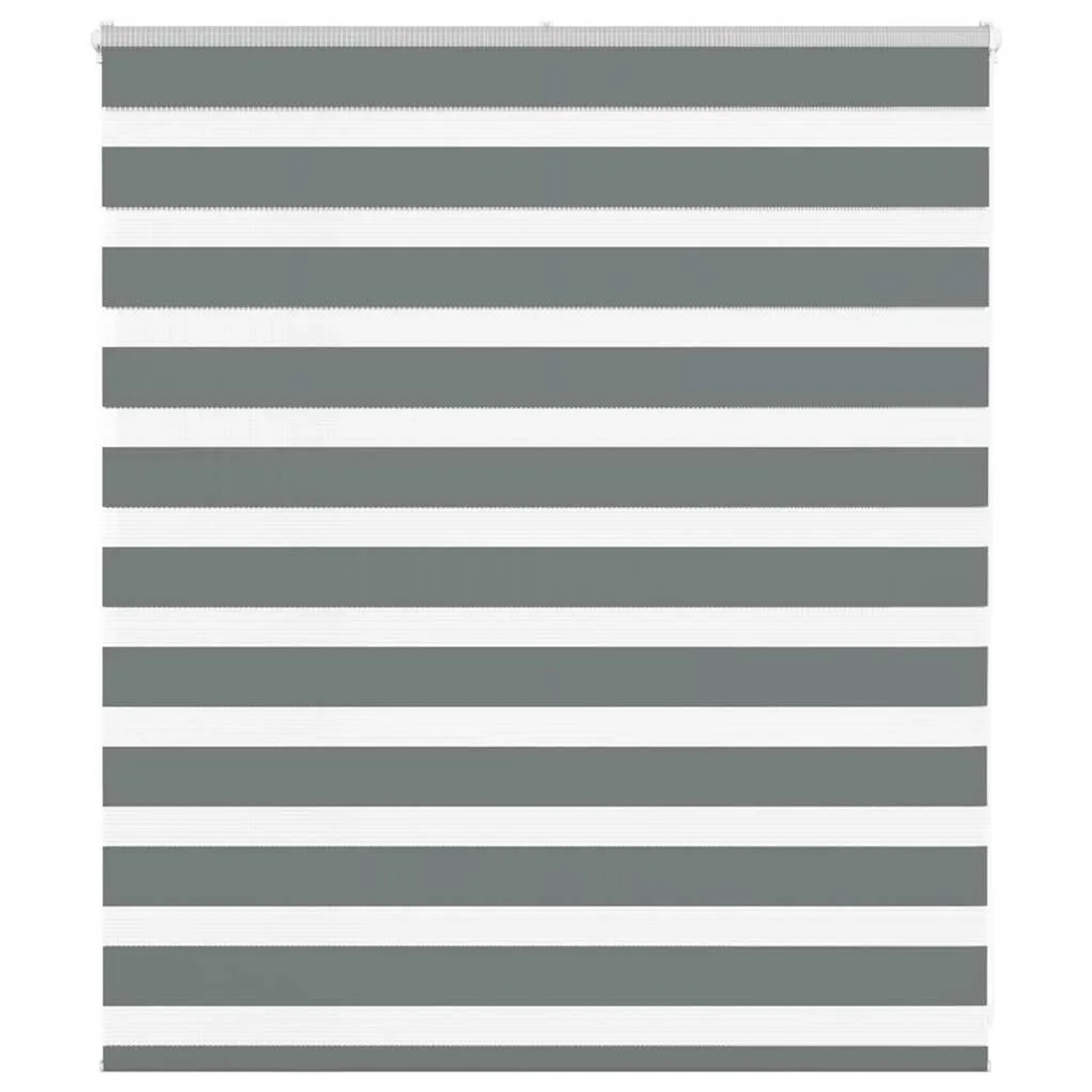 vidaXL Doppelrollo Dunkelgrau 135x100 cm Stoffbreite 130,9 cm Polyester 4014112