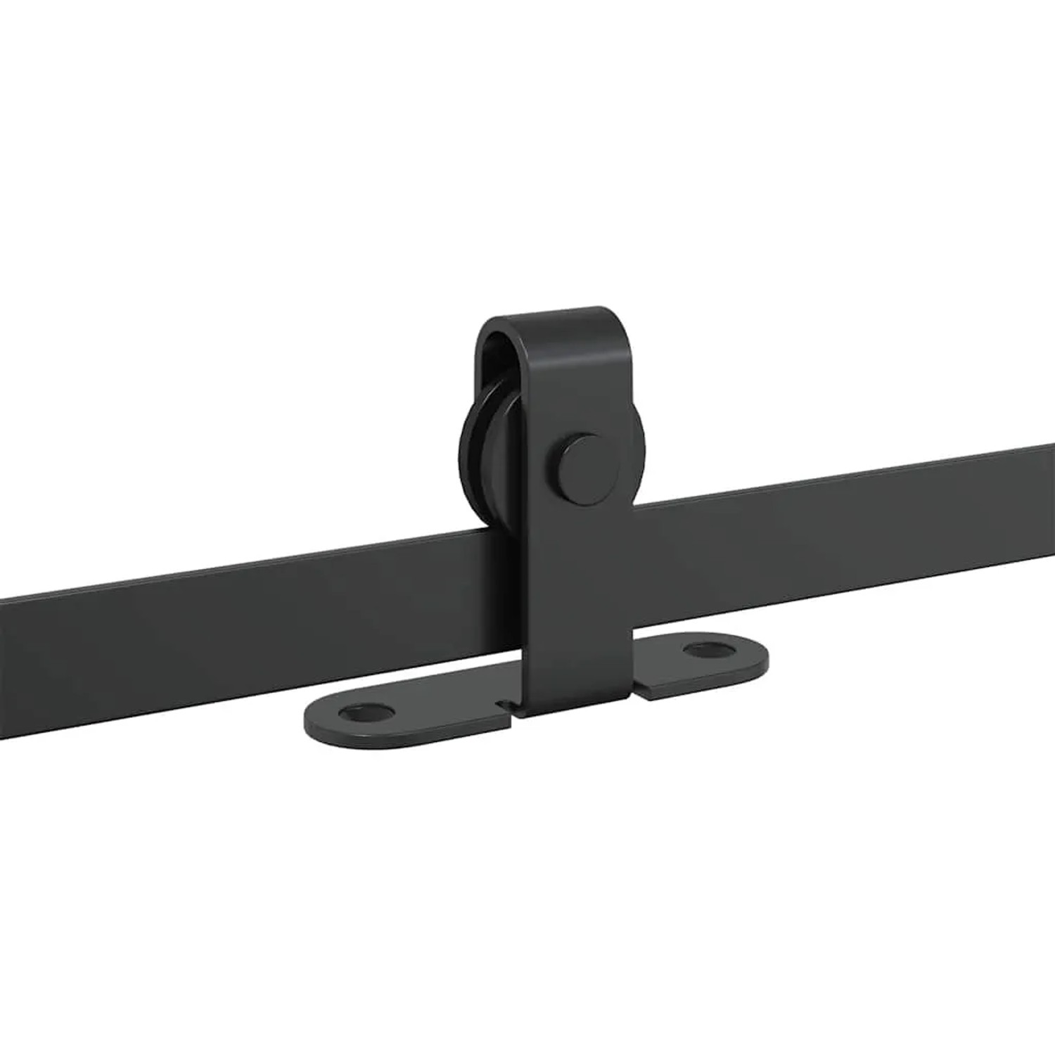 vidaXL Schiebetürbeschlag Set, 213 cm, Karbonstahl, für Schranktüren.