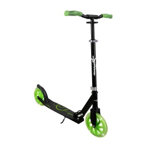 Muuwmi Aluminium Tretroller mit LED-Rollen und Glow-Effekt, höhenverstellbar.