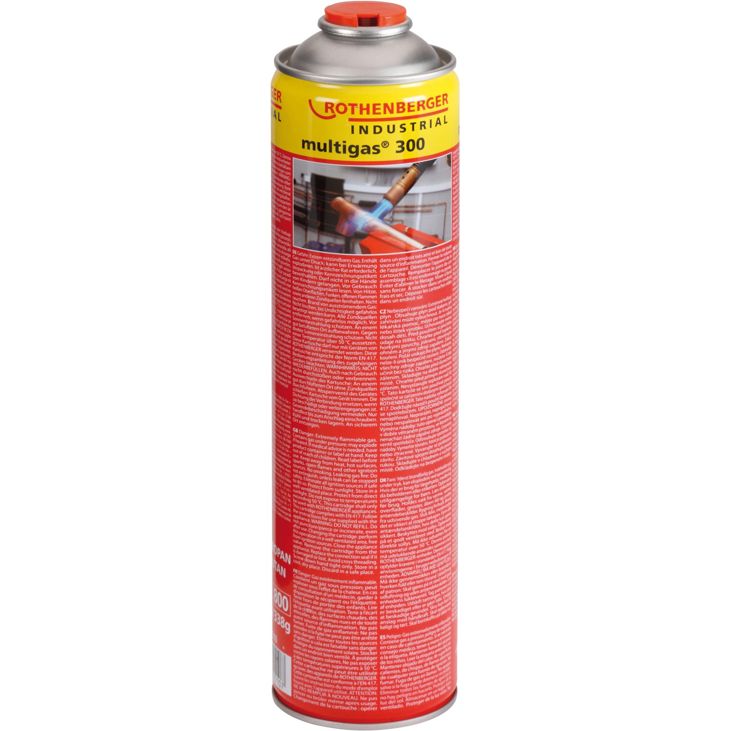 Rothenberger Industrial Multigas Einwegkartusche 600 ml