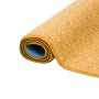 Gerollter, currygelber Hochflor-Teppichläufer Mona, 80x240 cm. Weicher Velours für Wohnbereiche.